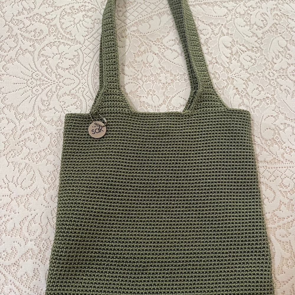 THE Sak Crochet Shoulder Bag